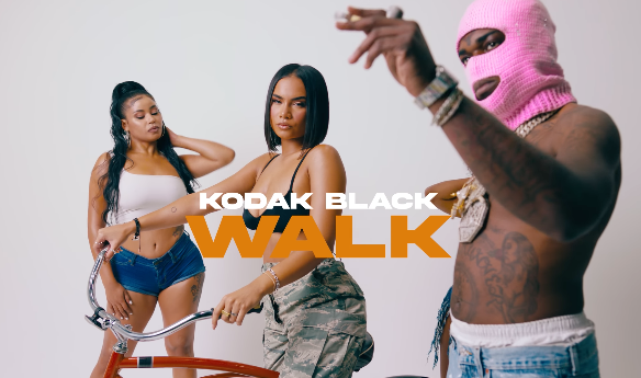 kodakblack Live Performance Leading the Models out for the Finale walk in  Paris