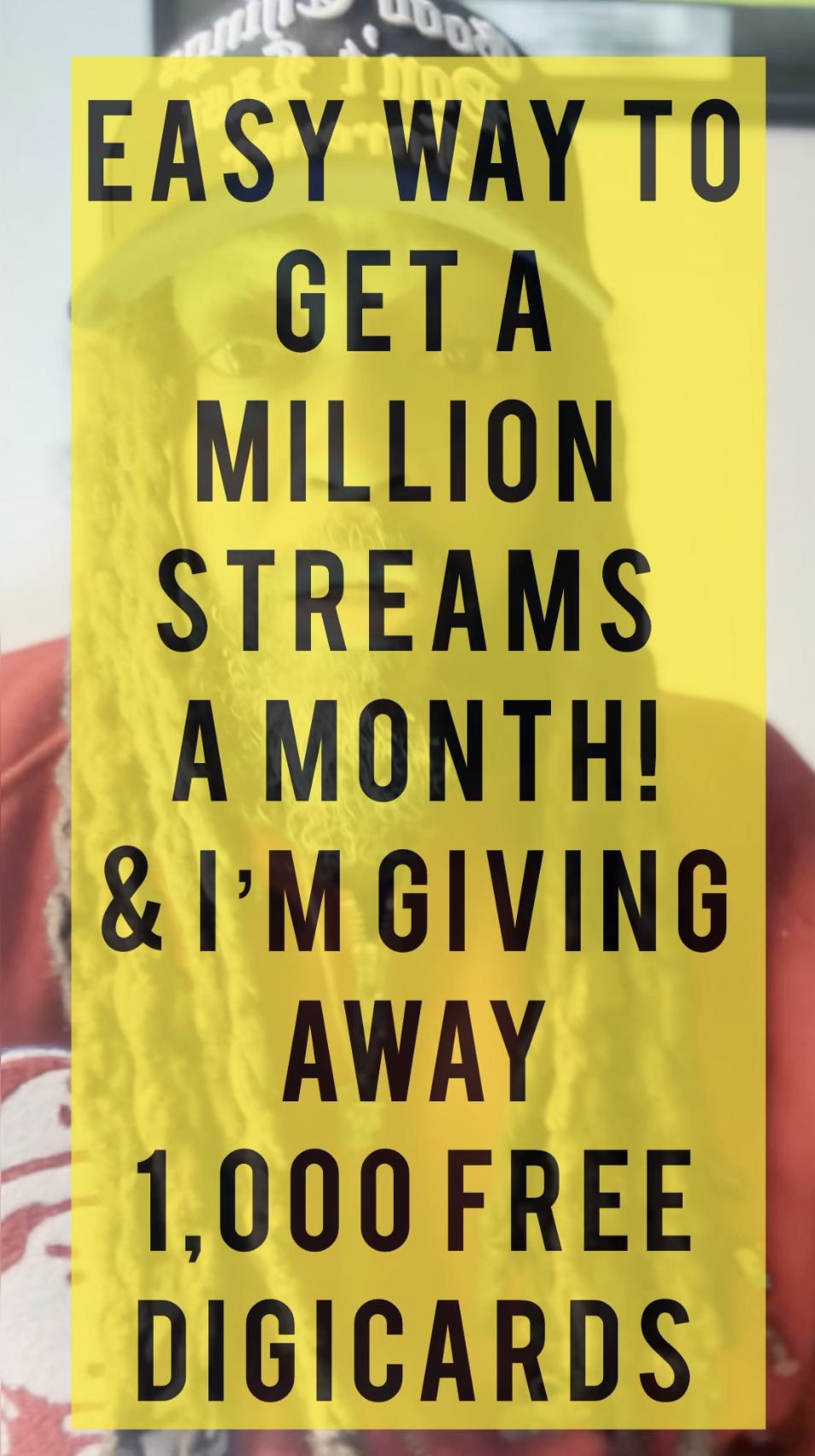 Easy Way to Get a Million Streams a Month on Spotify! 