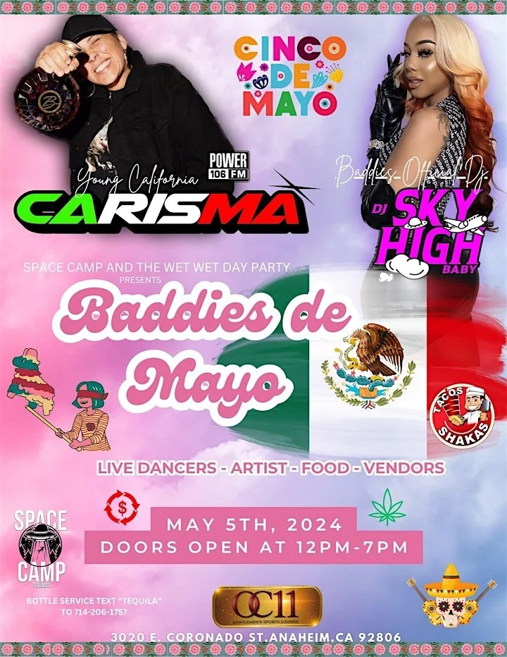 Experience the Ultimate Fiesta at BADDIES DE MAYO: Music and Stripper Fest!