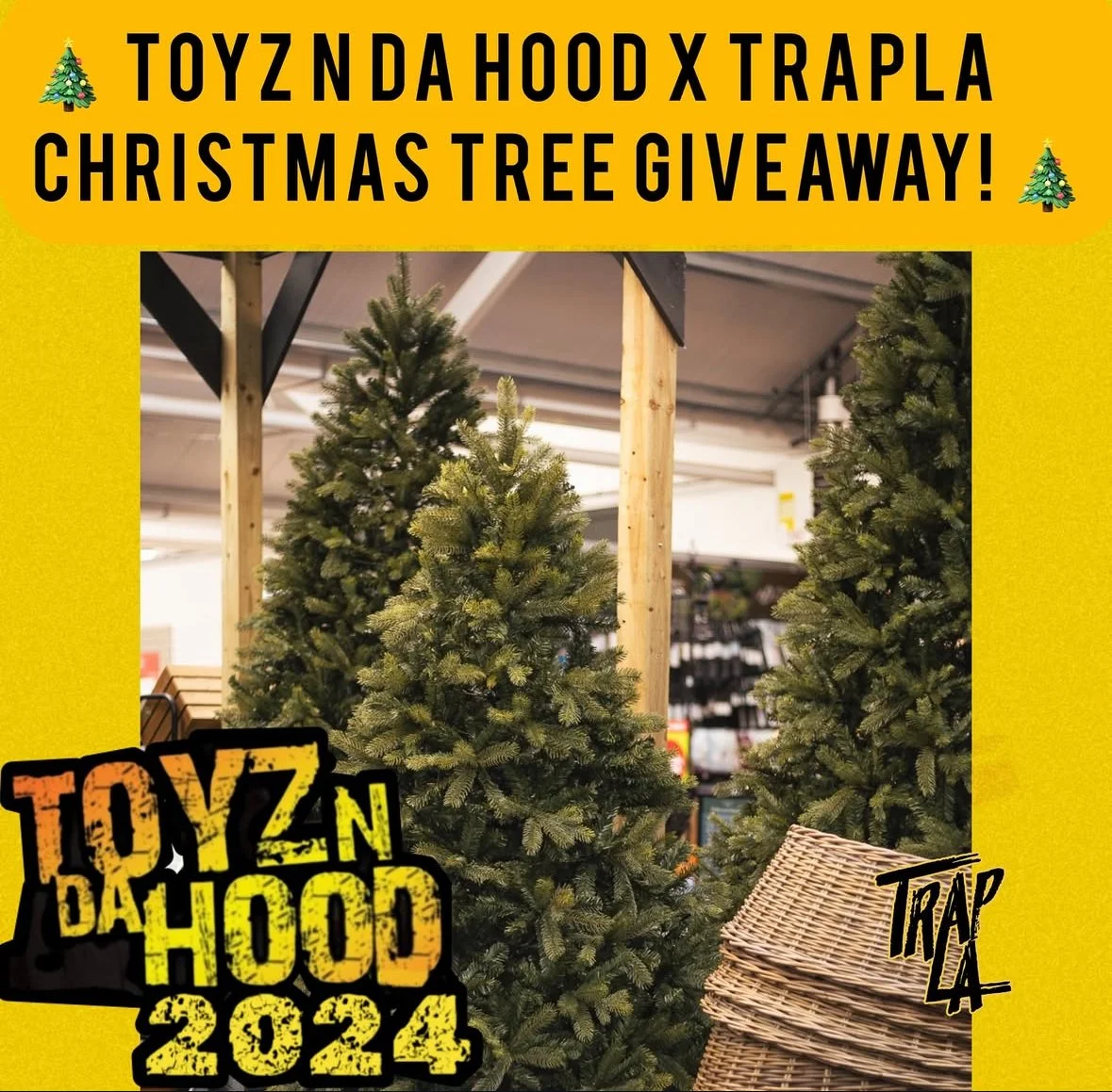 Spreading Holiday Cheer: Toyz N Da Hood and TrapLA's Christmas Tree Giveaway