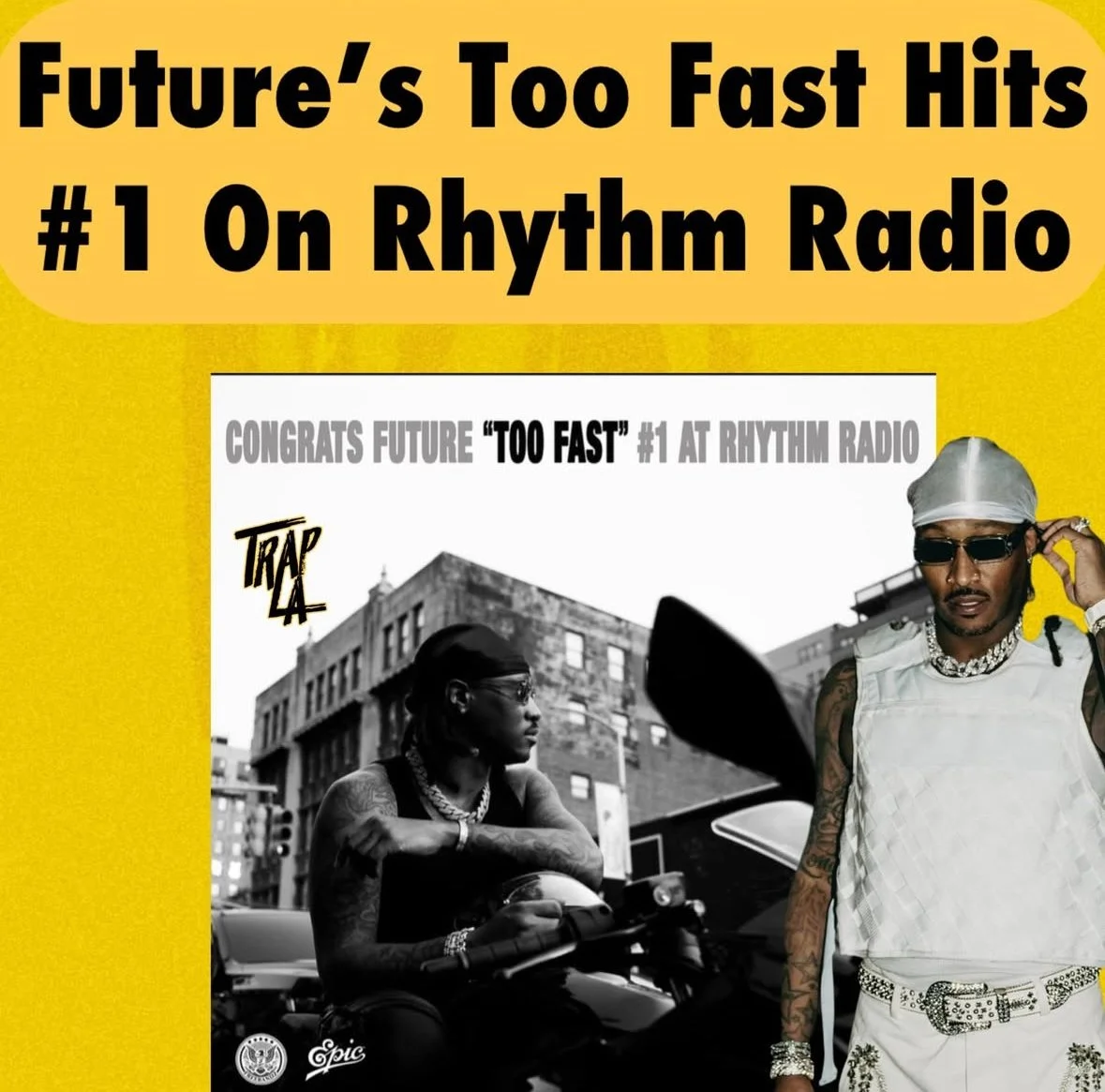 Future's "Too Fast" Hits #1 on Rhythm Radio