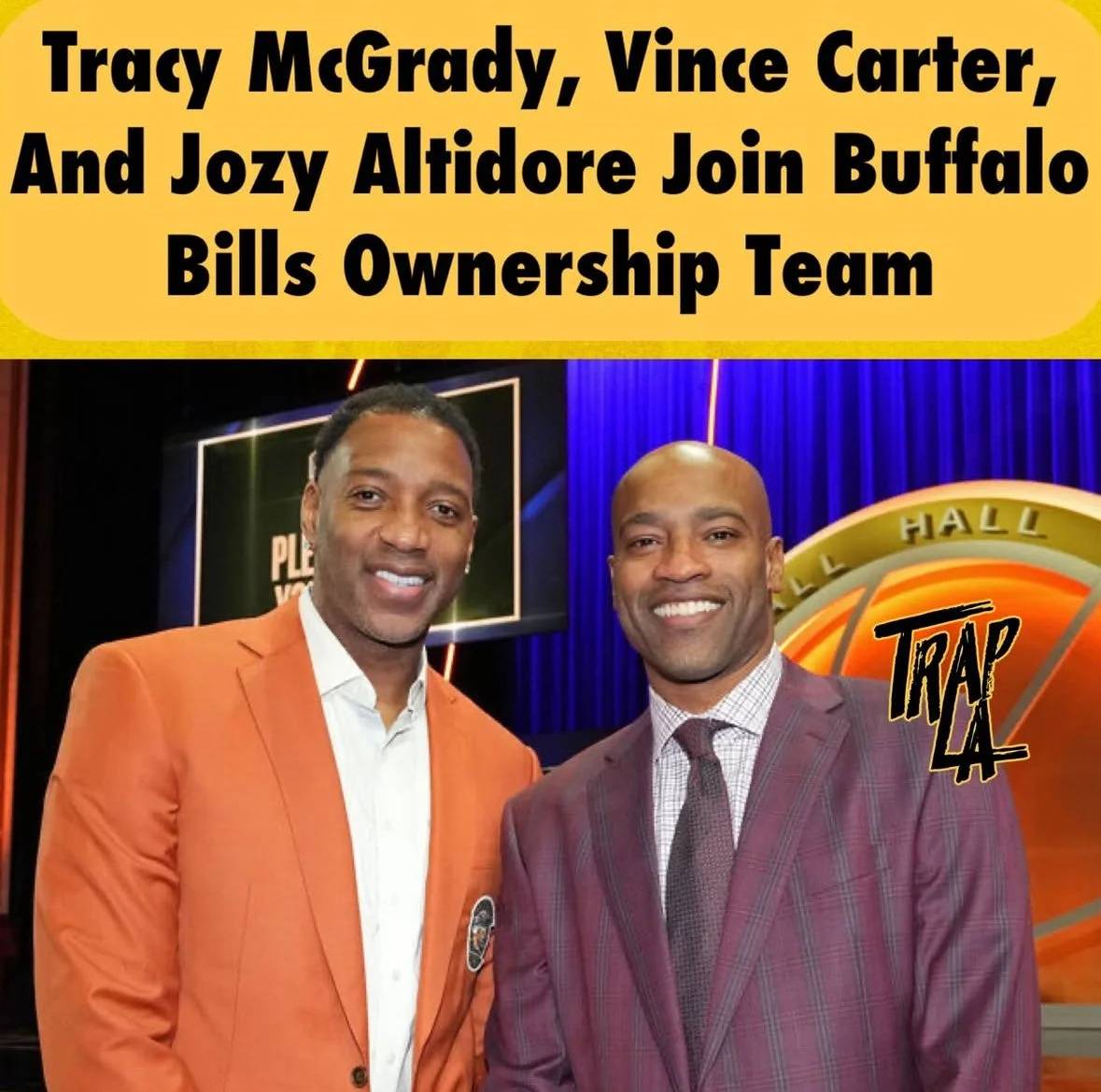 Tracy McGrady, Vince Carter, and Jozy Altidore Join Buffalo Bills Ownership Group