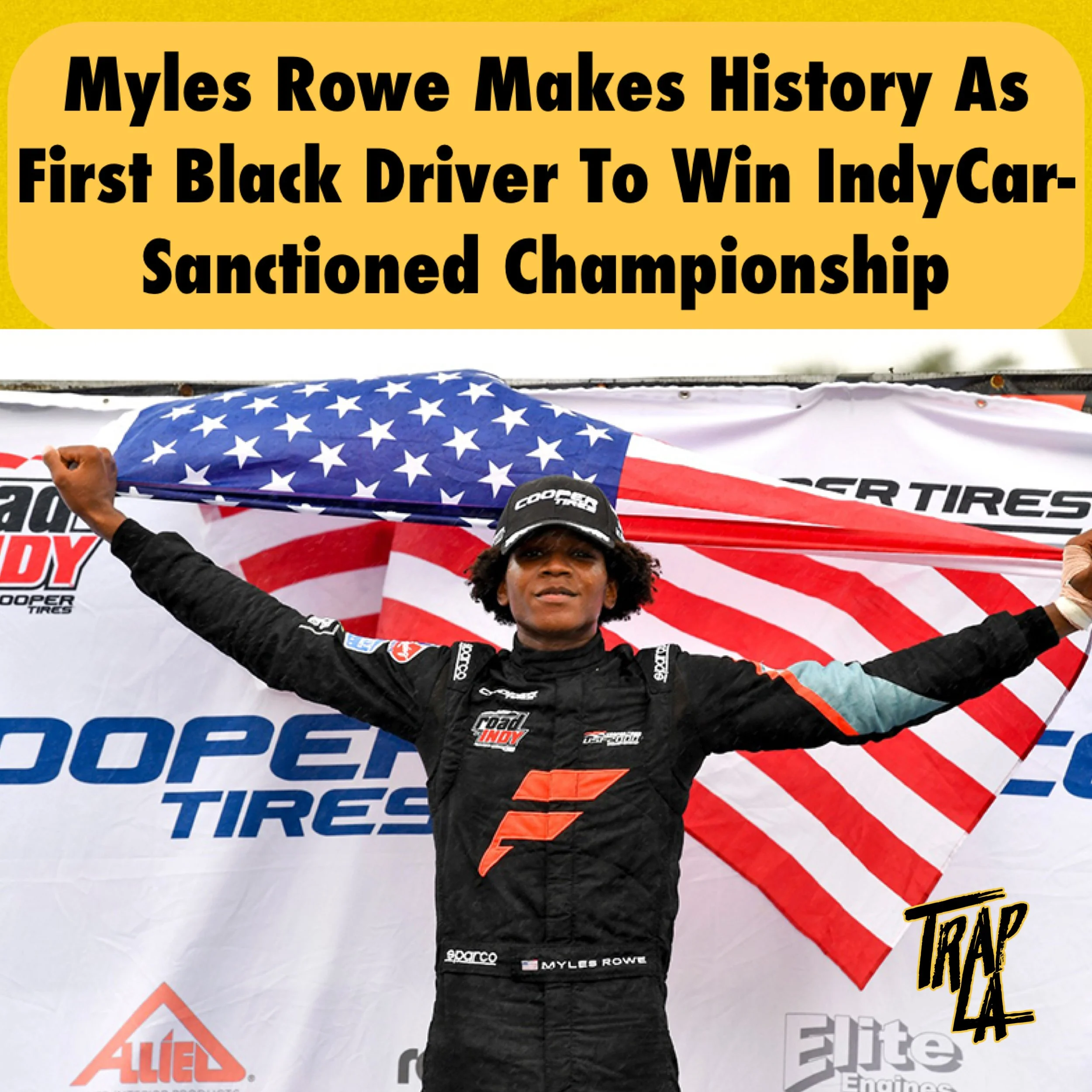 Myles Rowe Makes History as First Black Driver to Win IndyCar Sanctioned Championship