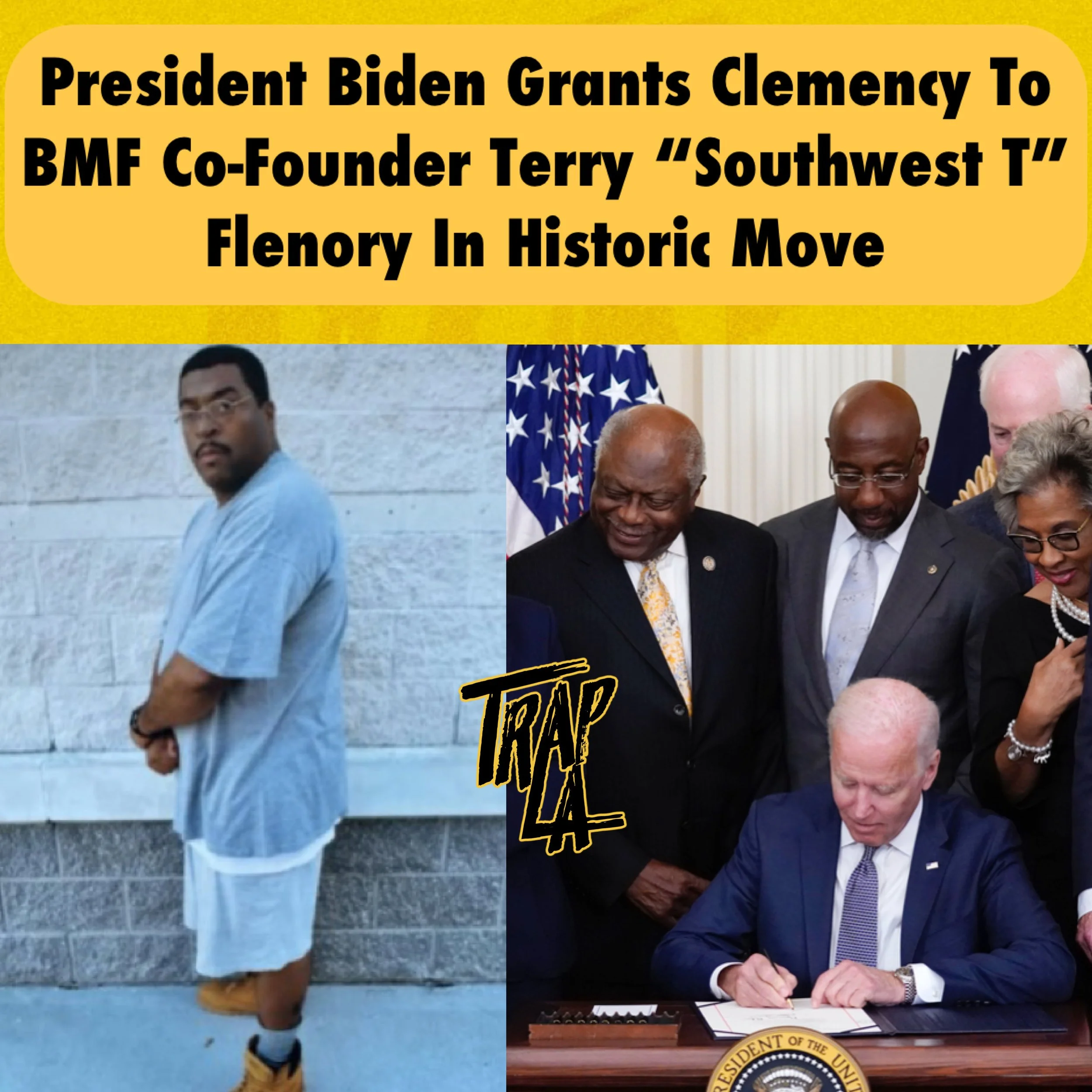  President Biden Grants Clemency to BMF Co-Founder Terry "Southwest T" Flenory in Historic Move