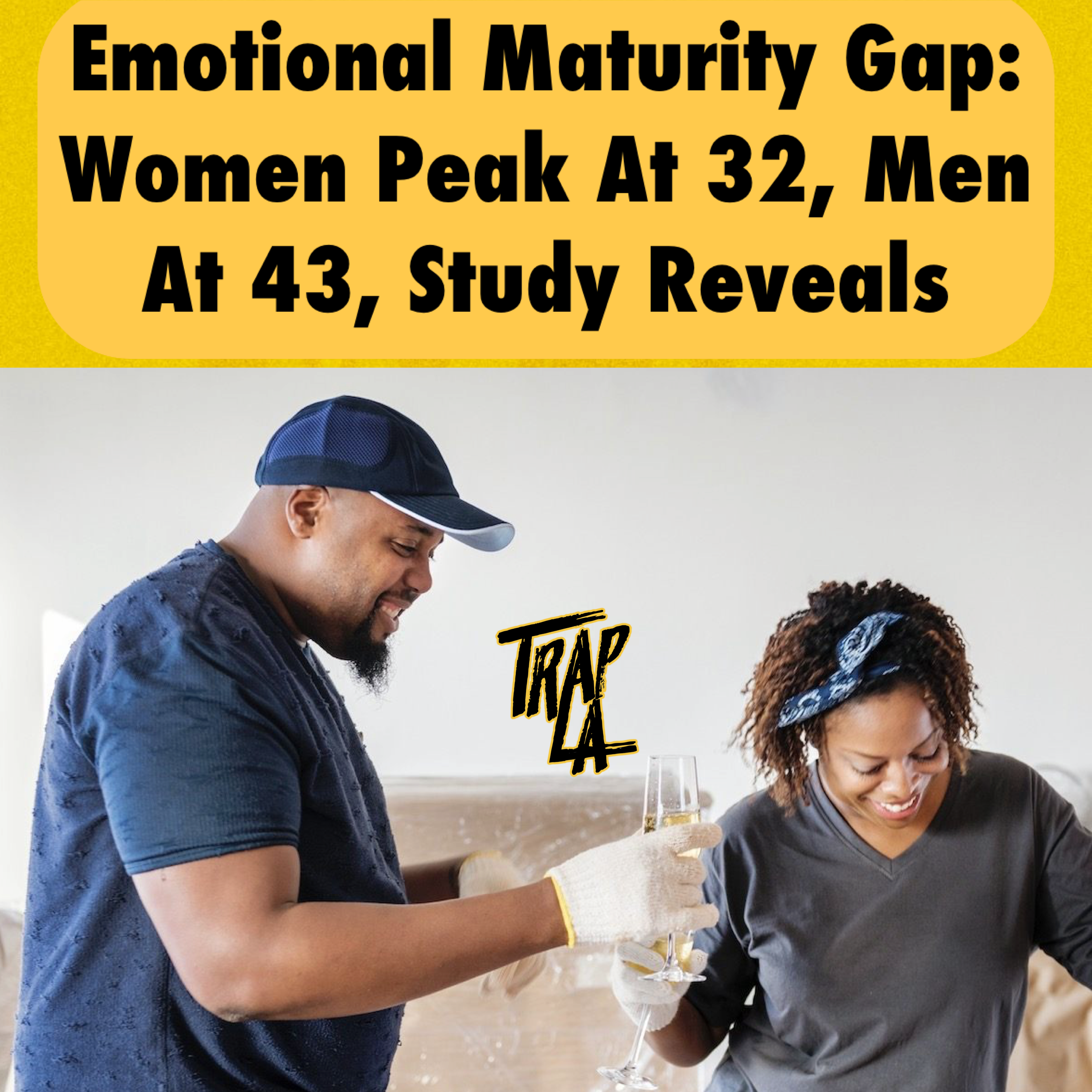 Emotional Maturity Gap: Women Peak at 32 and Men at 43, Study Reveals