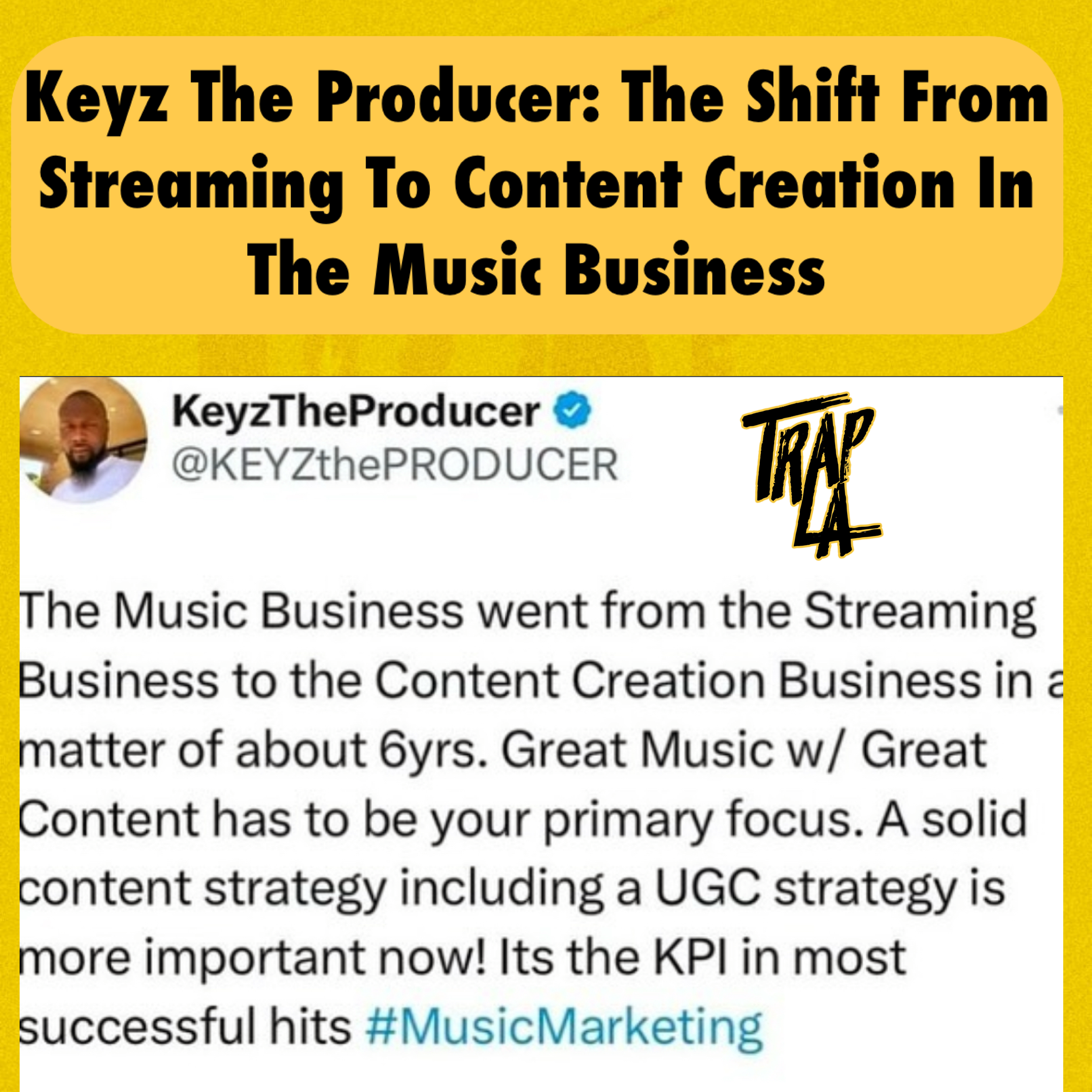 Keyz the Producer: The Shift from Streaming to Content Creation in the Music Business