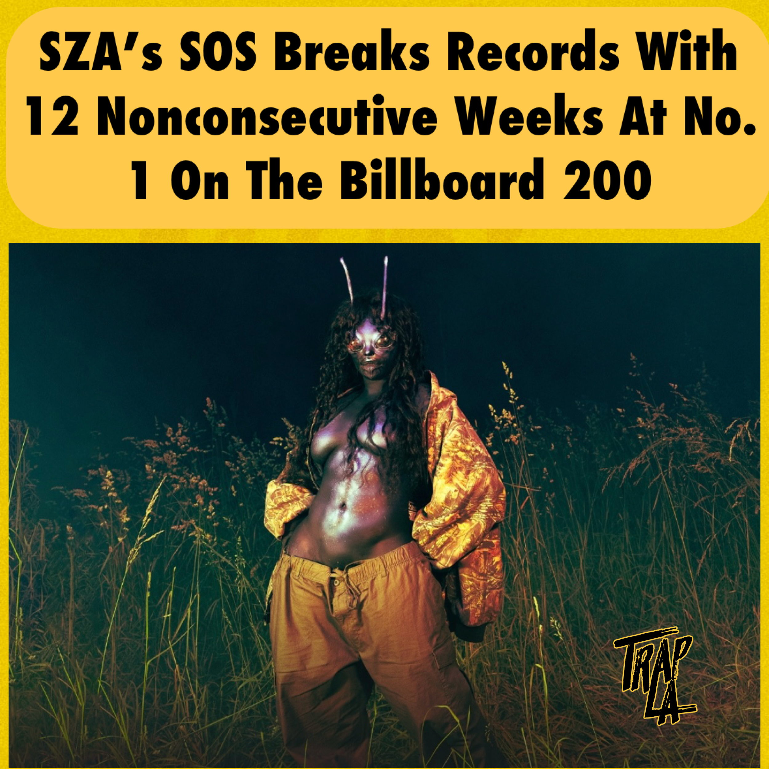 Congrats to SZA! ‘SOS’ Deluxe Edition Breaks Record, Becomes Longest-Running No. 1 R&amp;B/Hip-Hop Album by a Woman