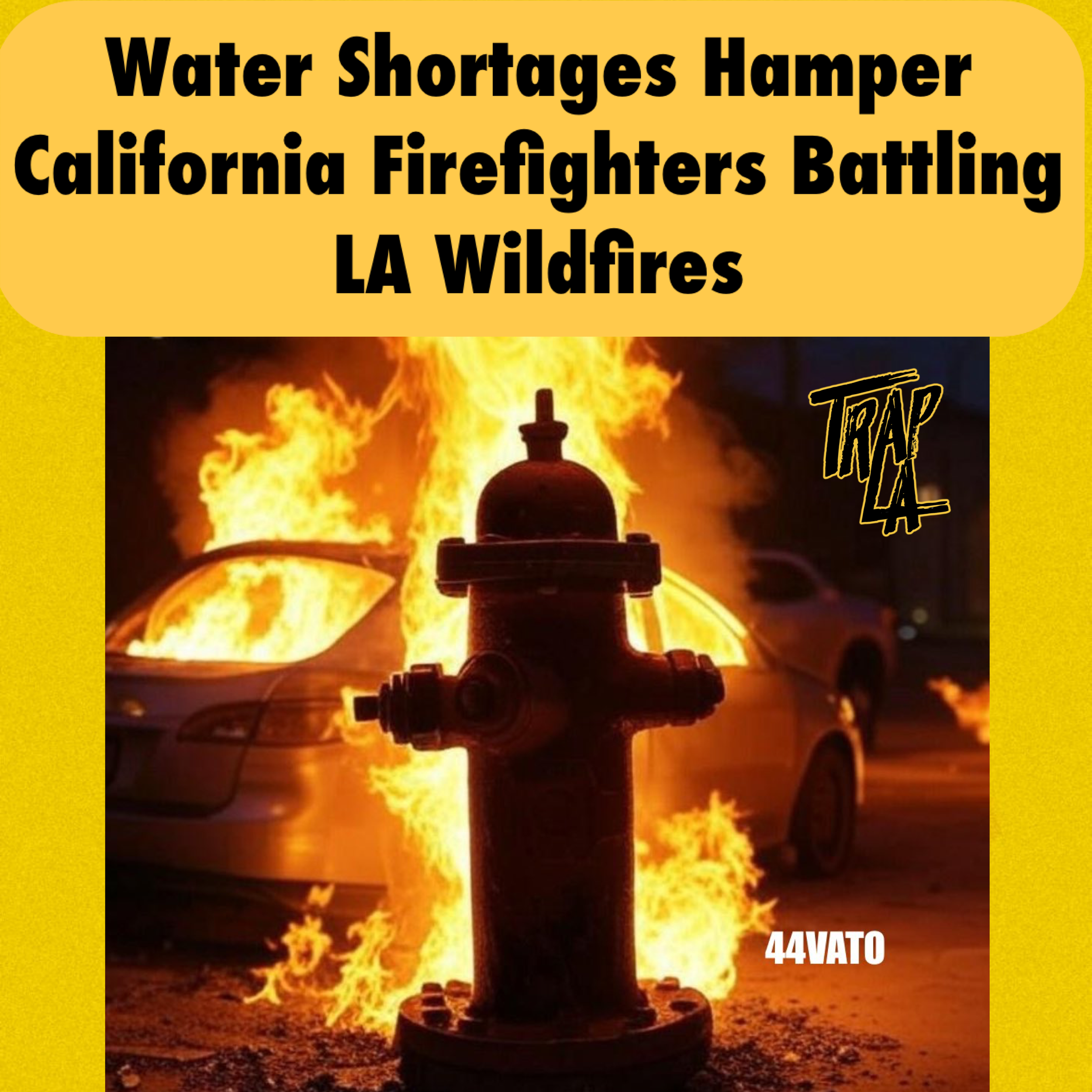 Water Shortages Hamper California Firefighters Battling LA Wildfires