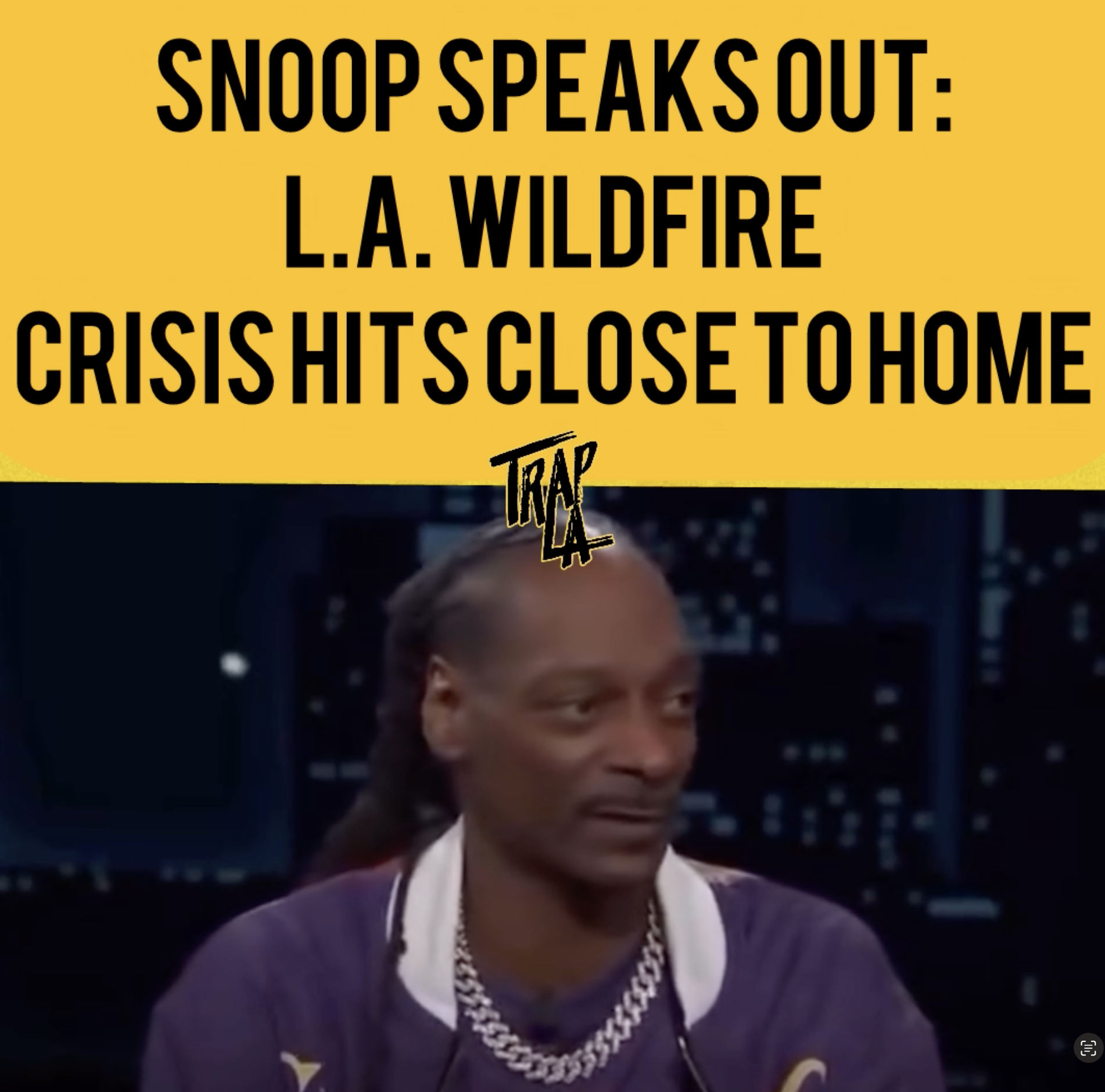 Snoop Dogg Reflects on L.A. Wildfire Tragedy