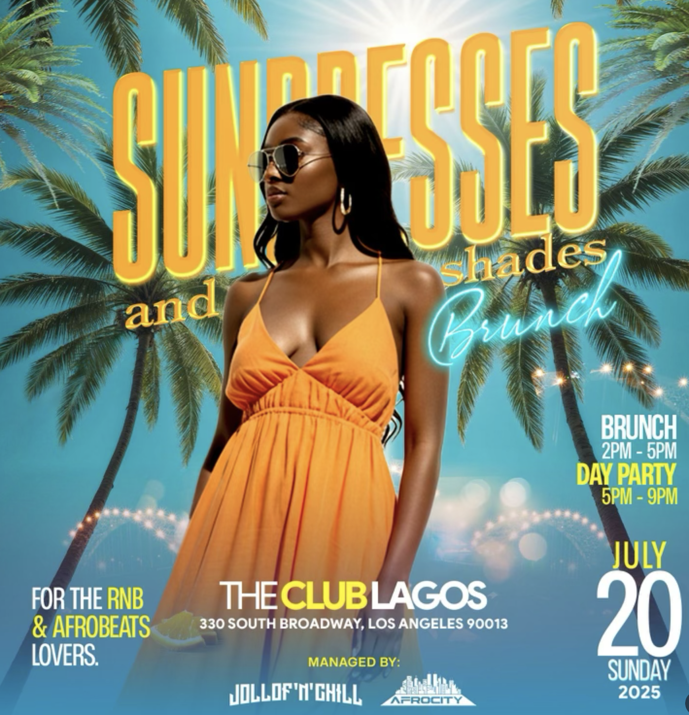 Club Lagos Returns with Sundresses &amp; Shades Brunch + Day Party in DTLA — Free Entry Before 4PM