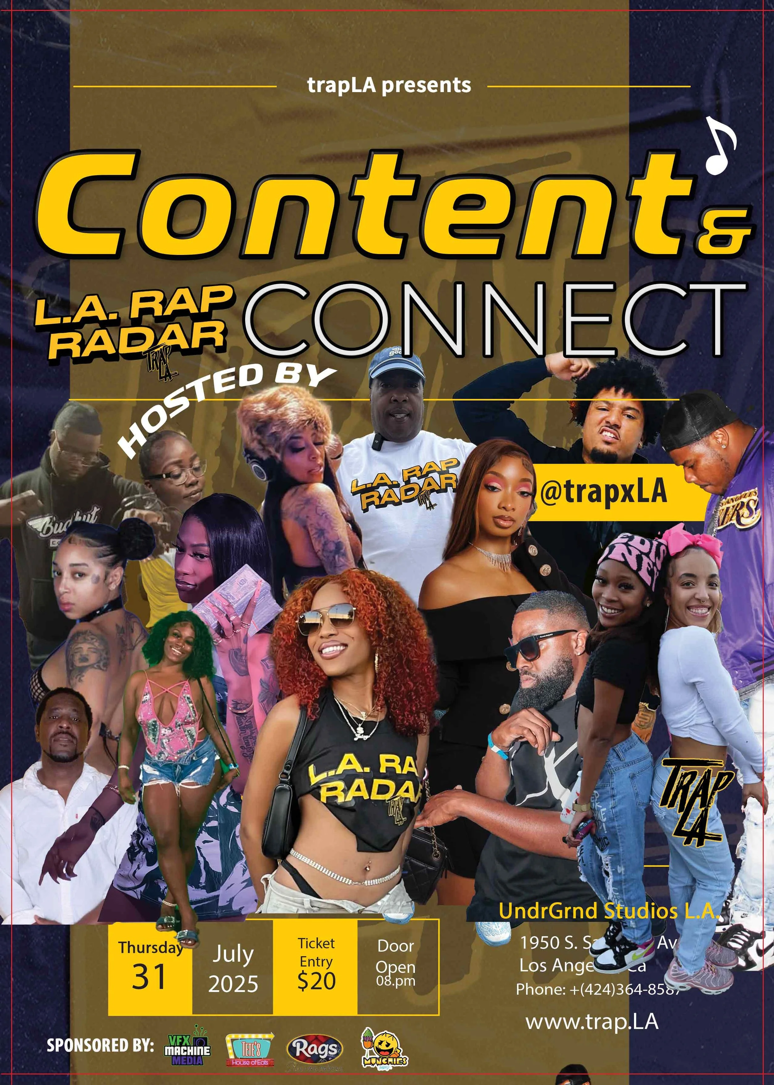 Content &amp; Connect Returns Thursday, July 31st — L.A.'s #1 Creative Link-Up for Independent Artists