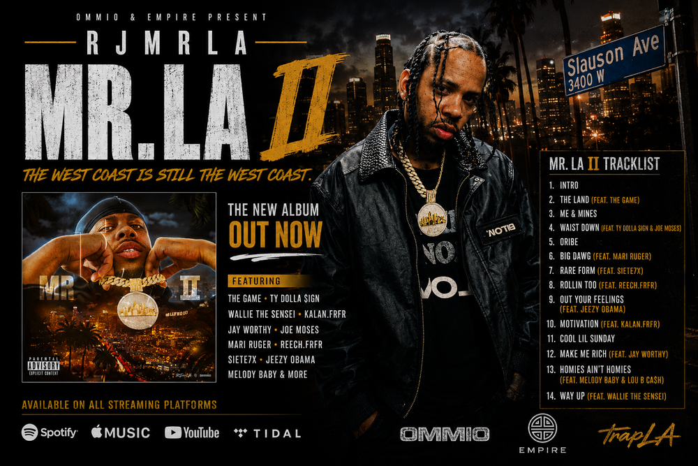 RJmrLA Keeps West Coast Pressure Applied With New Album MR. LA II