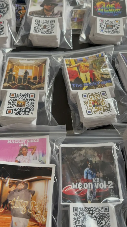 QR Code DigiStickers — Custom Promo Stickers with Permanent QR Link