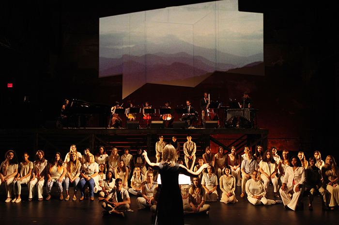Brooklyn Youth Chorus performing at Brooklyn Academy of Music.