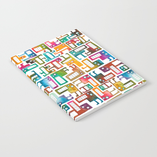 Tetris Monster Notebook