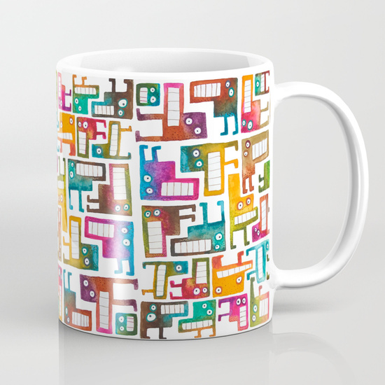 Tetris Monsters Mug