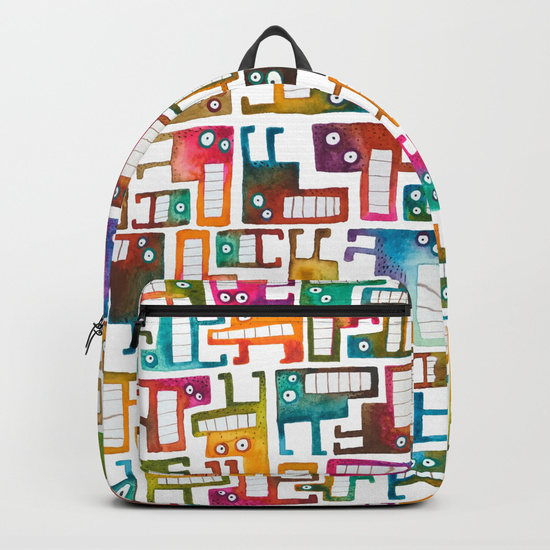 Tetris Monsters Backpack