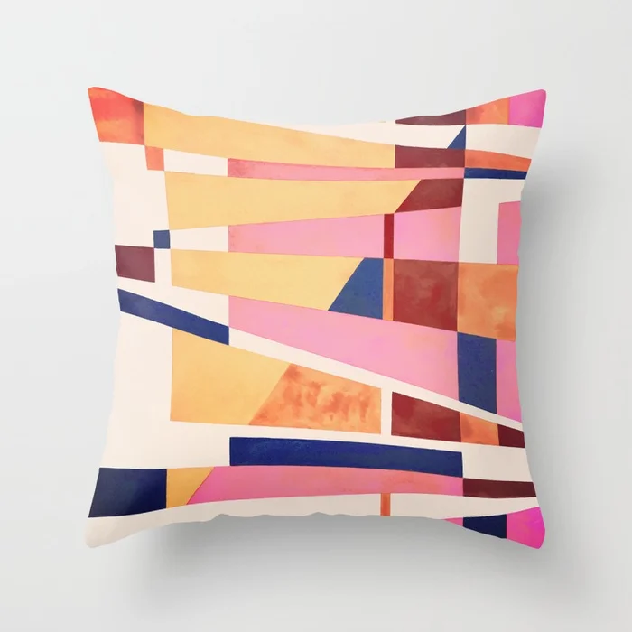 Abstract Painting Throw Pillow