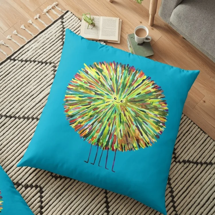 Poofy Splotch Floor Pillow