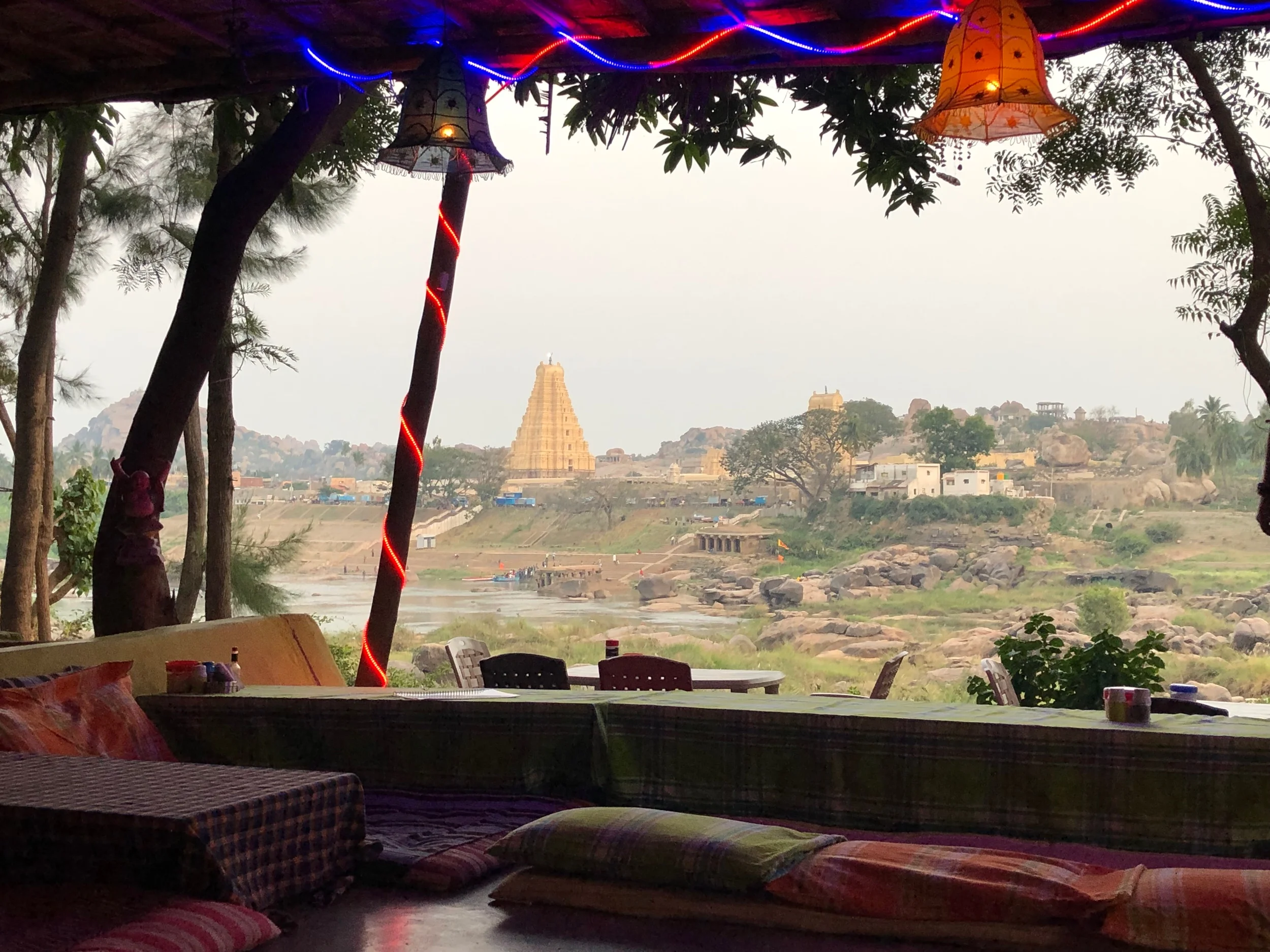 The view from Laughing Buddha