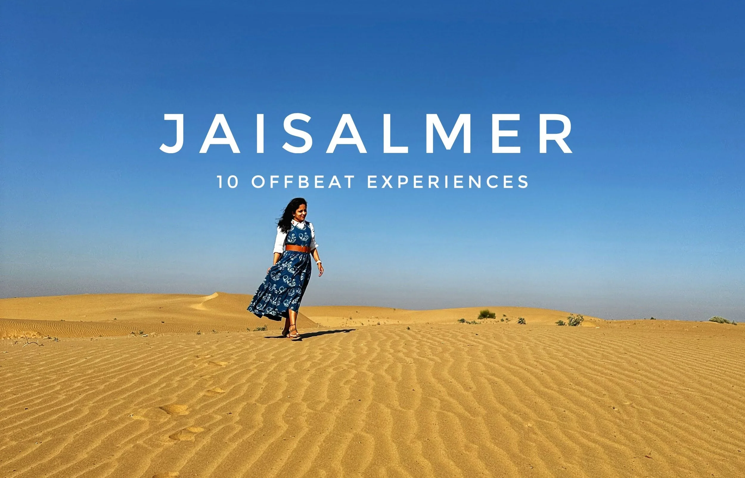 10 offbeat things to do in Jaisalmer