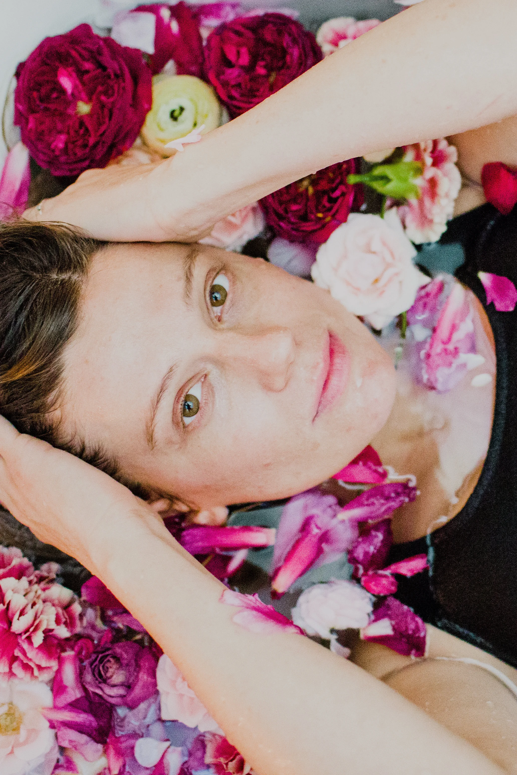 floral bath shoot #lrqcfloral #floralbath