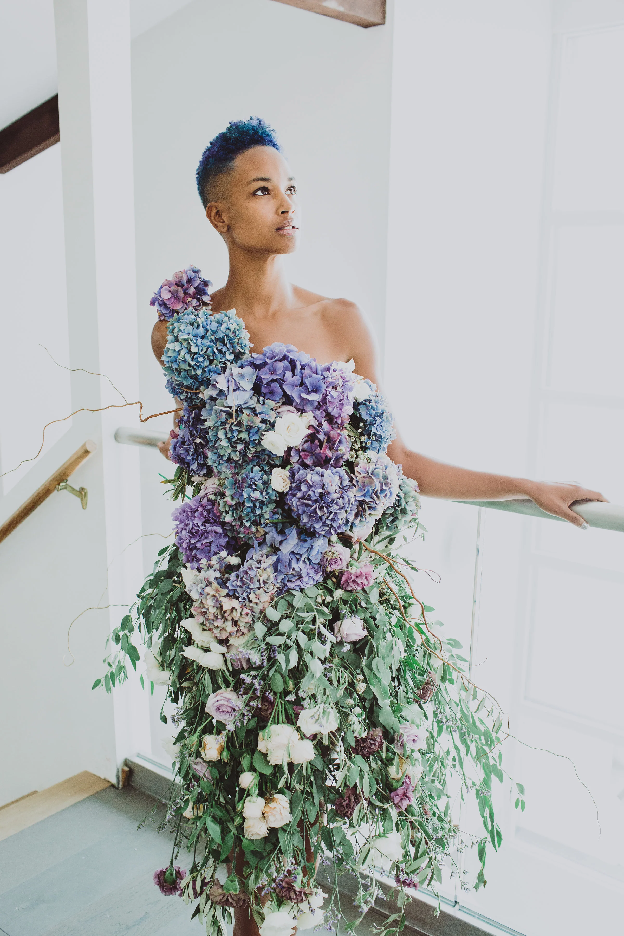 fairytale fresh floral dress floral art #lrqcfloral #floraldress