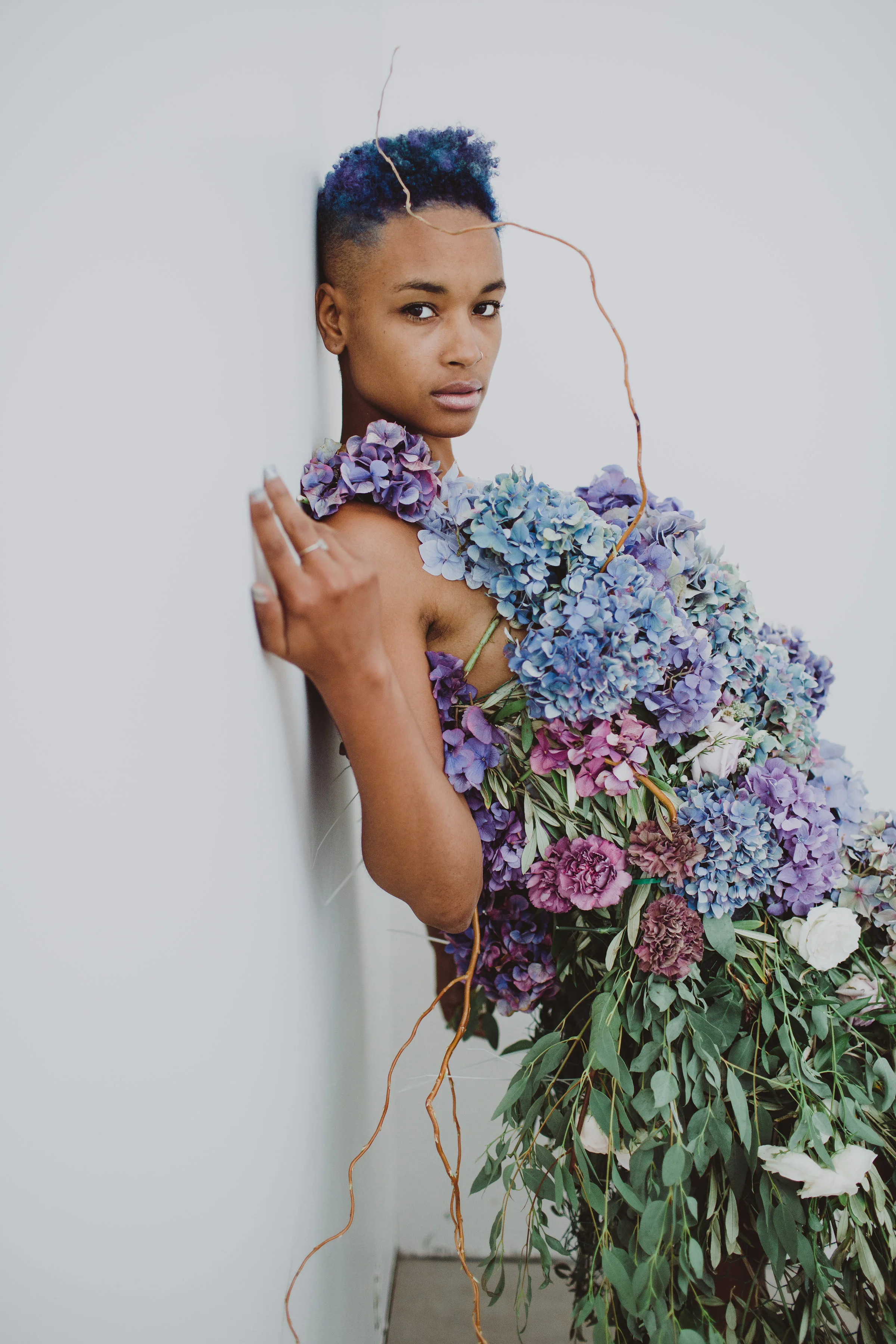 fairytale fresh floral dress floral art #lrqcfloral #floraldress