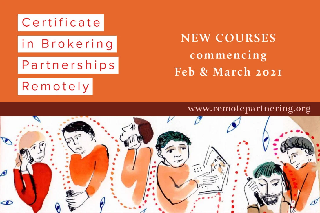 Brokering Partnerships Remotely - next Oceania Cohort