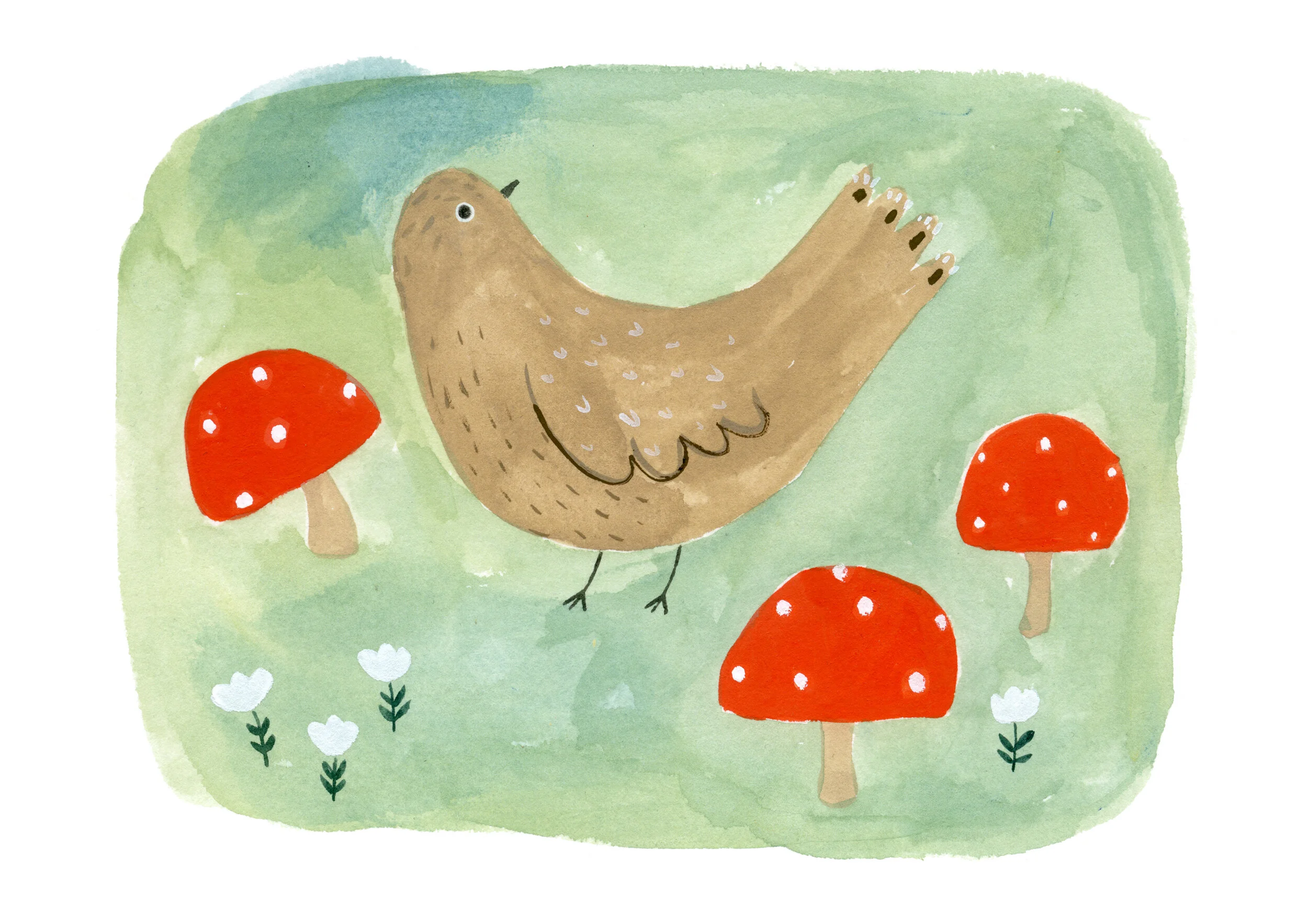 Field Bird Art Print