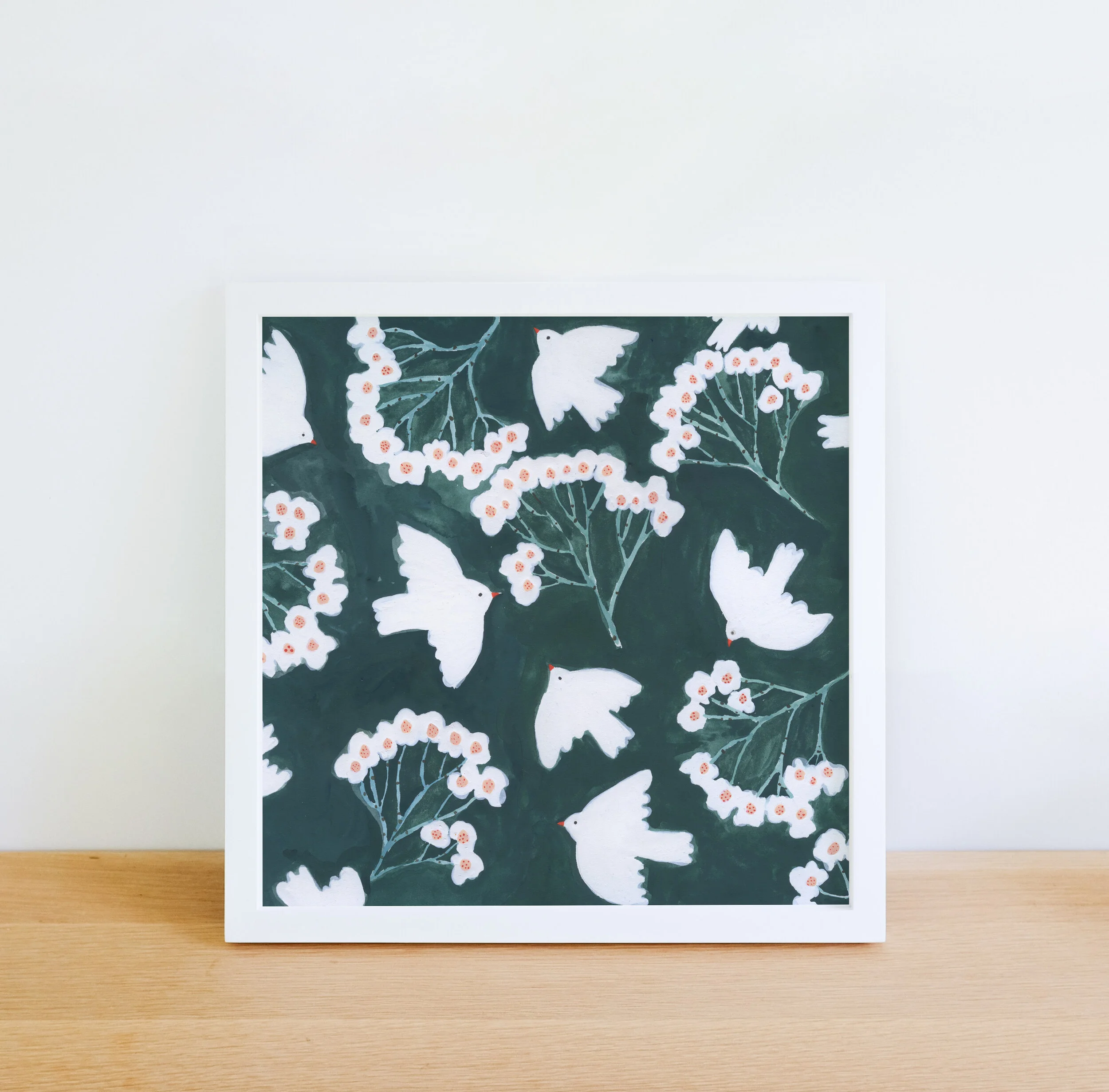 Bird Tumble Print 8 x 8