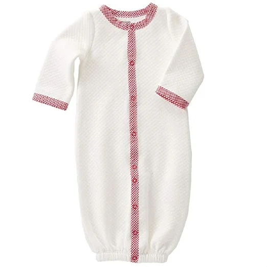 Red Gingham Newborn Sleeper Set