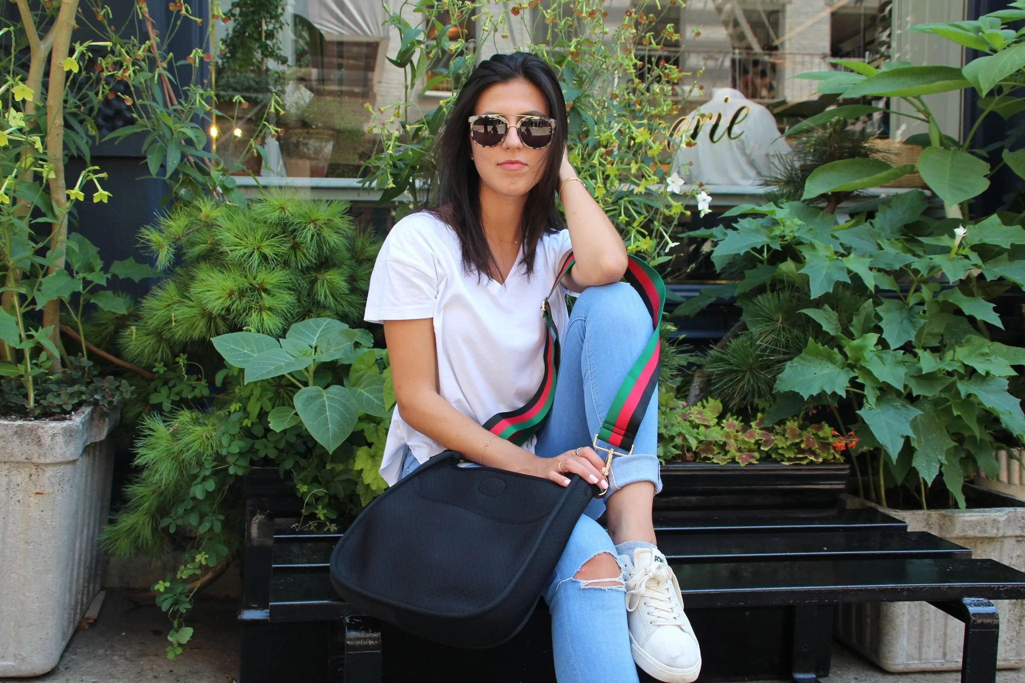 neoprene casual messenger bag