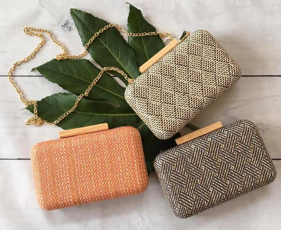 Summer Woven Clutch- Three Colors