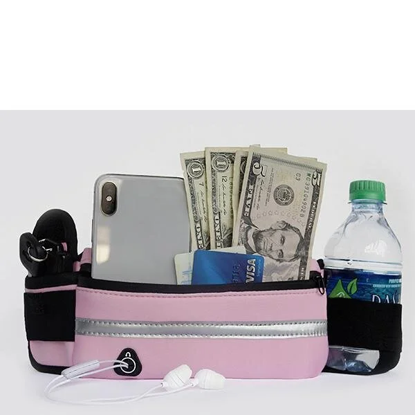 Athleisure Lightweight Belt Bag- Grey