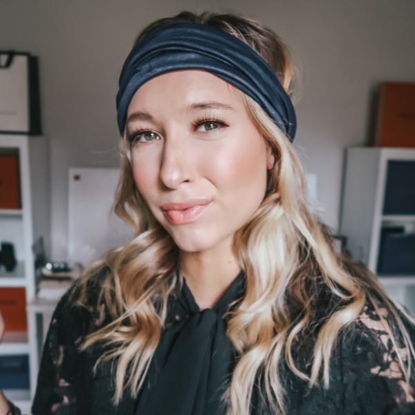 Headbands of Hope Tube Turban / Face Mask - Navy
