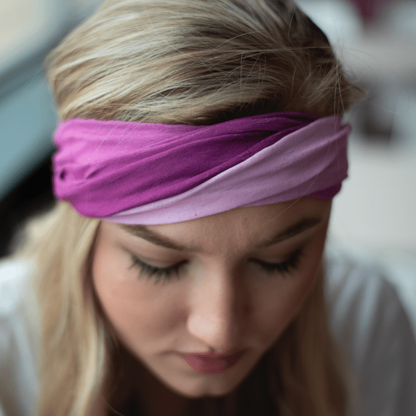 Headbands of Hope Tube Turban / Face Mask - Pink