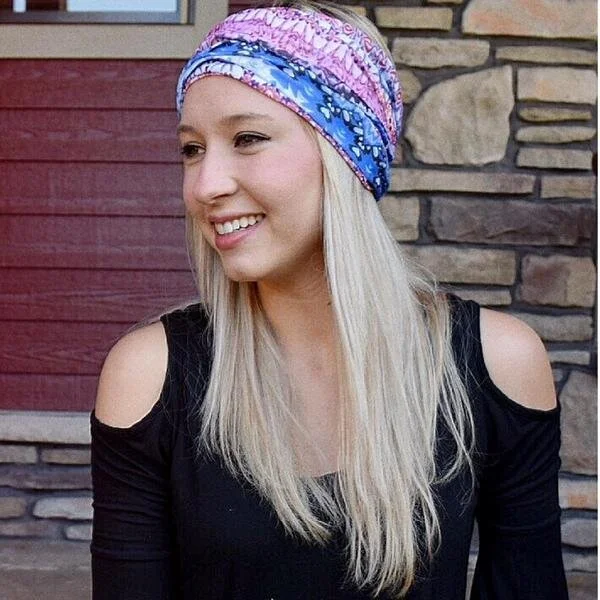 Headbands of Hope Tube Turban / Face Mask - Wanderlust Pattern