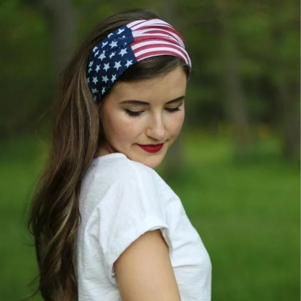 Headbands of Hope Tube Turban / Face Mask - American