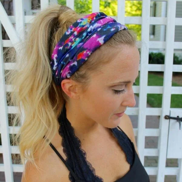 Headbands of Hope Tube Turban / Face Mask - Lily Pattern