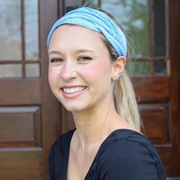 Headbands of Hope Tube Turban / Face Mask - Blue Aztec