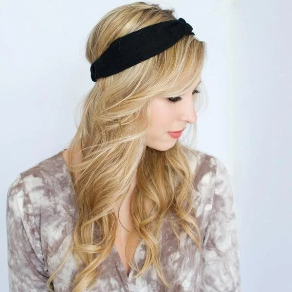 Headbands of Hope Tube Turban / Face Mask - Midnight Black