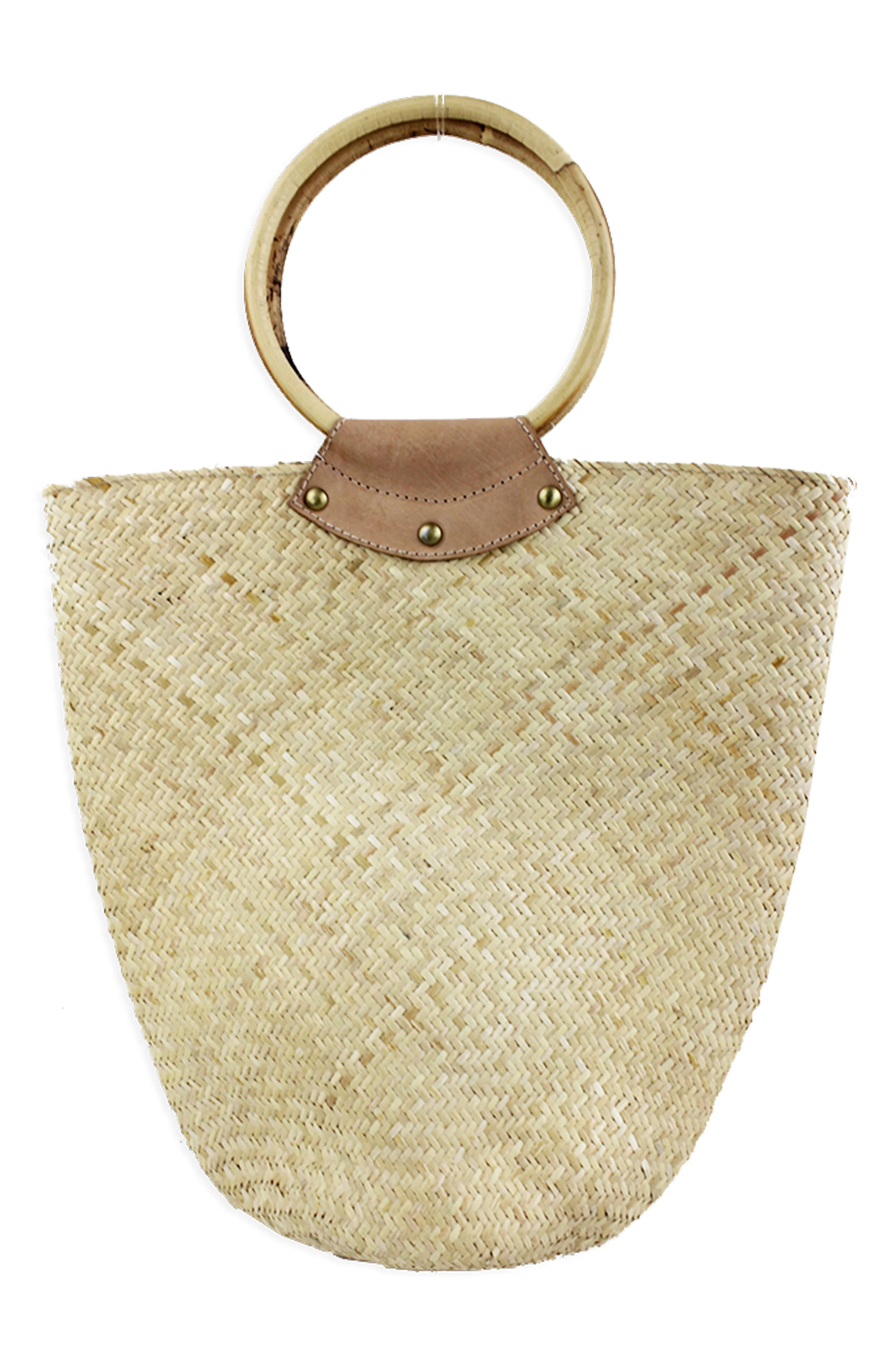 Boho Woven Straw Handbag