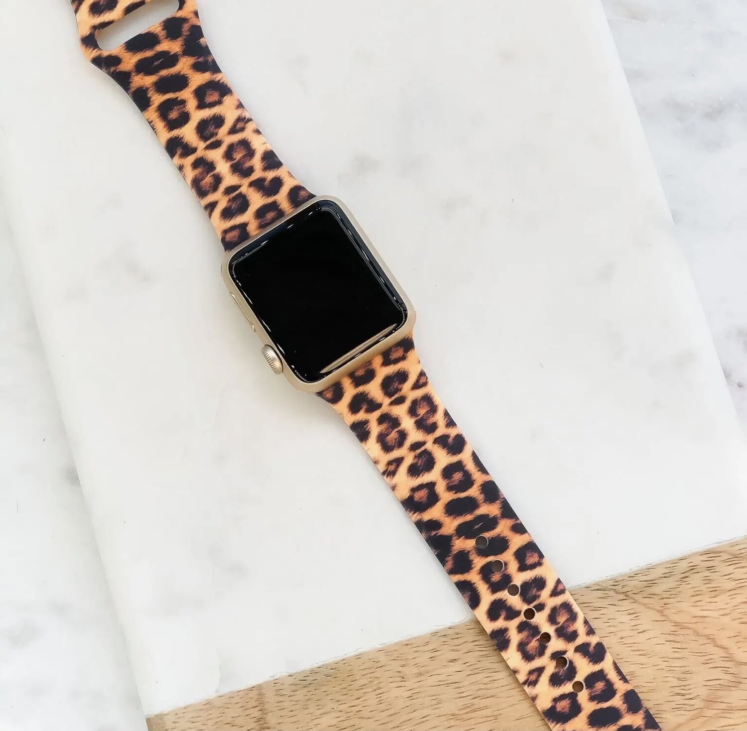 Cheetah Silicone Smart Watch Band — DazzleBar