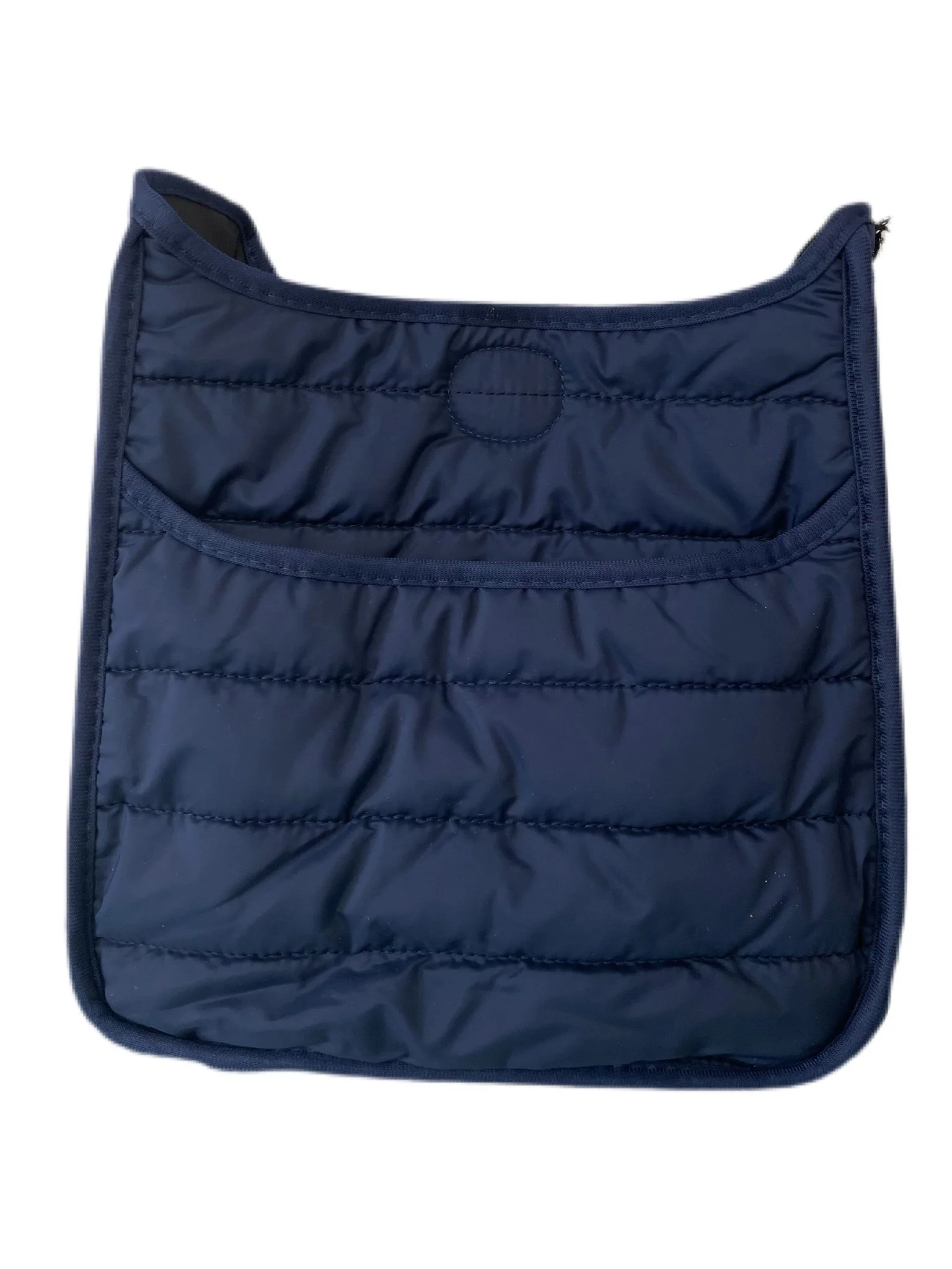 Ahdorned Puffy Sport Classic Messenger Bag WITHOUT Strap- Navy
