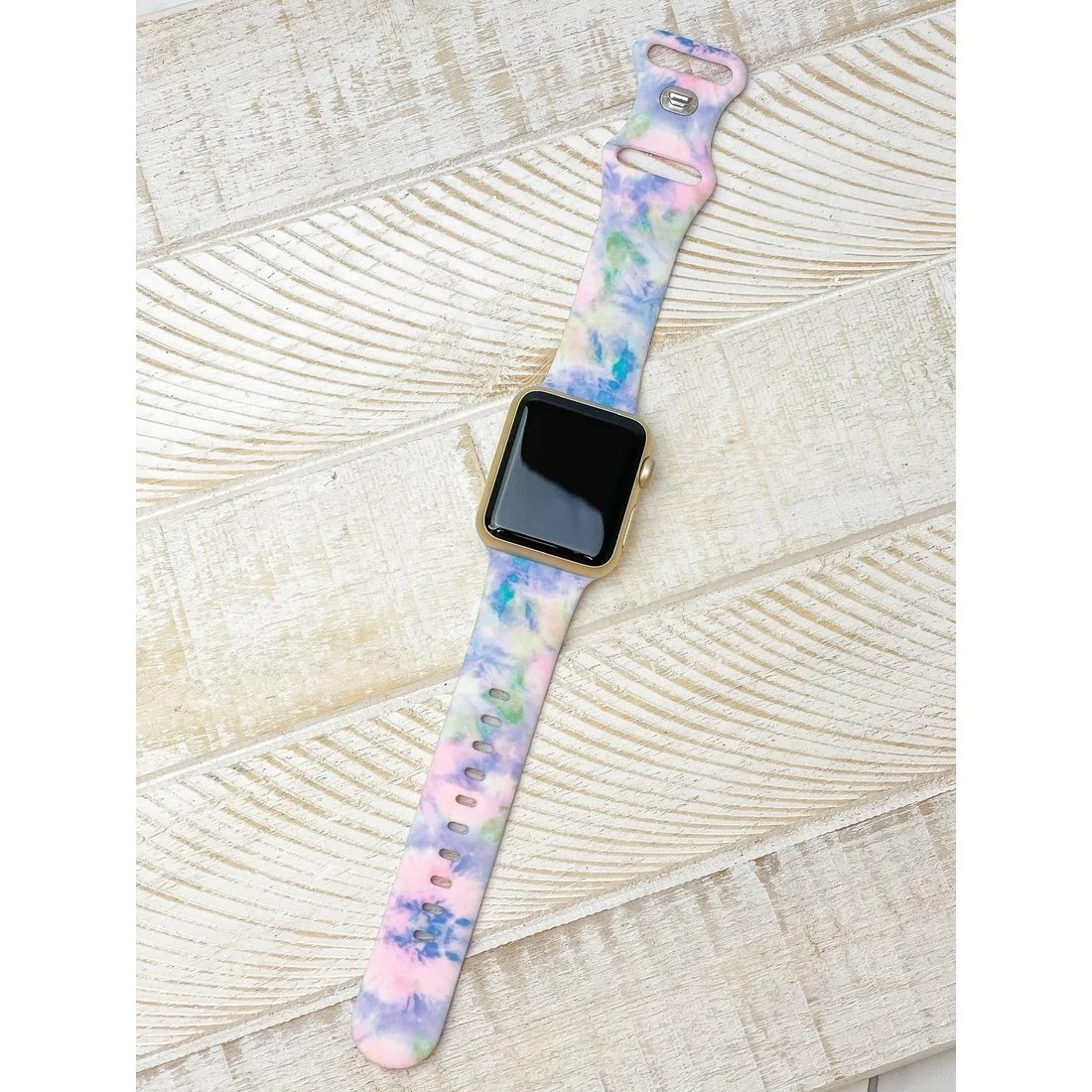 Pastel Watercolor Silicone Smart Watch Band