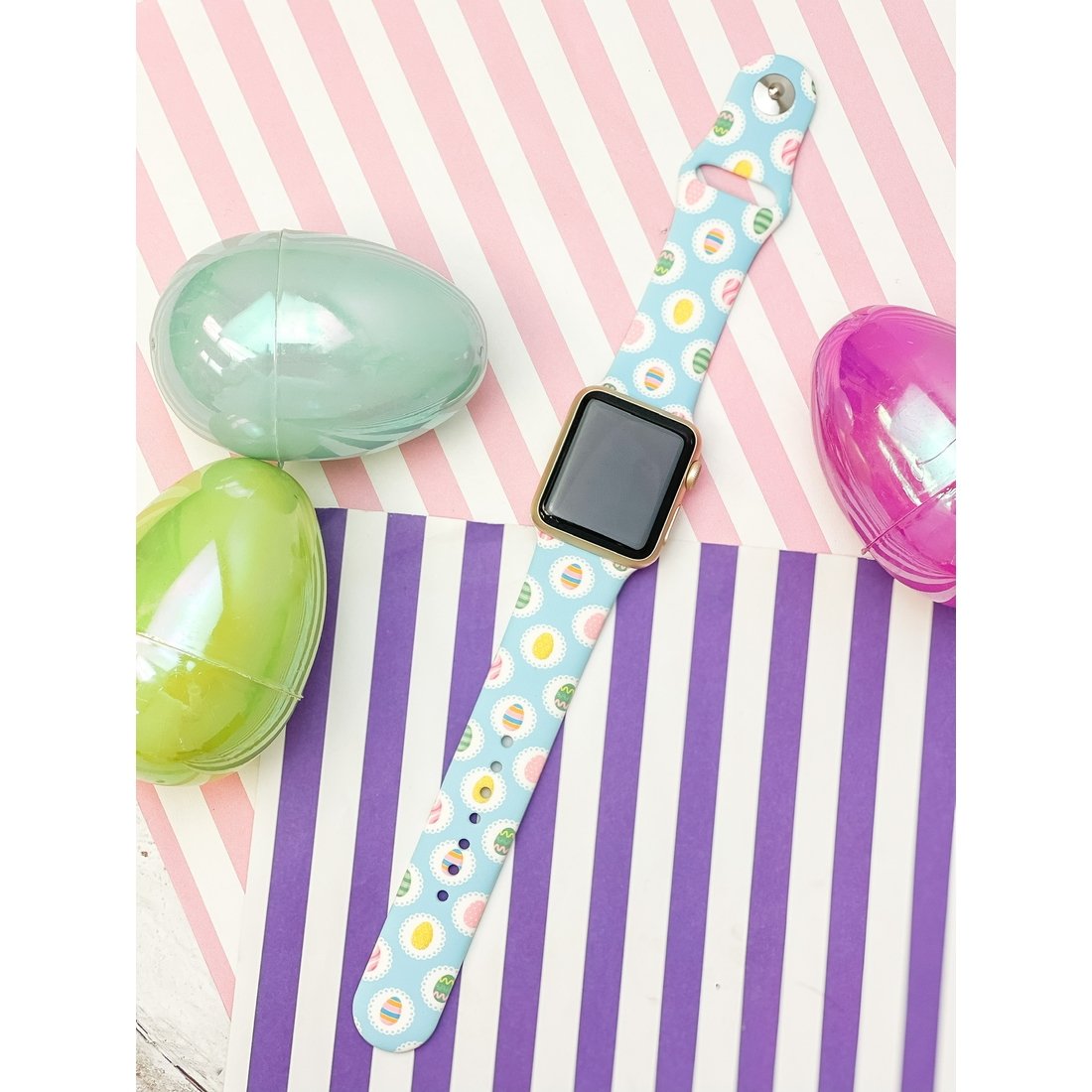   Easter Egg Silicone Smart Watch Band  