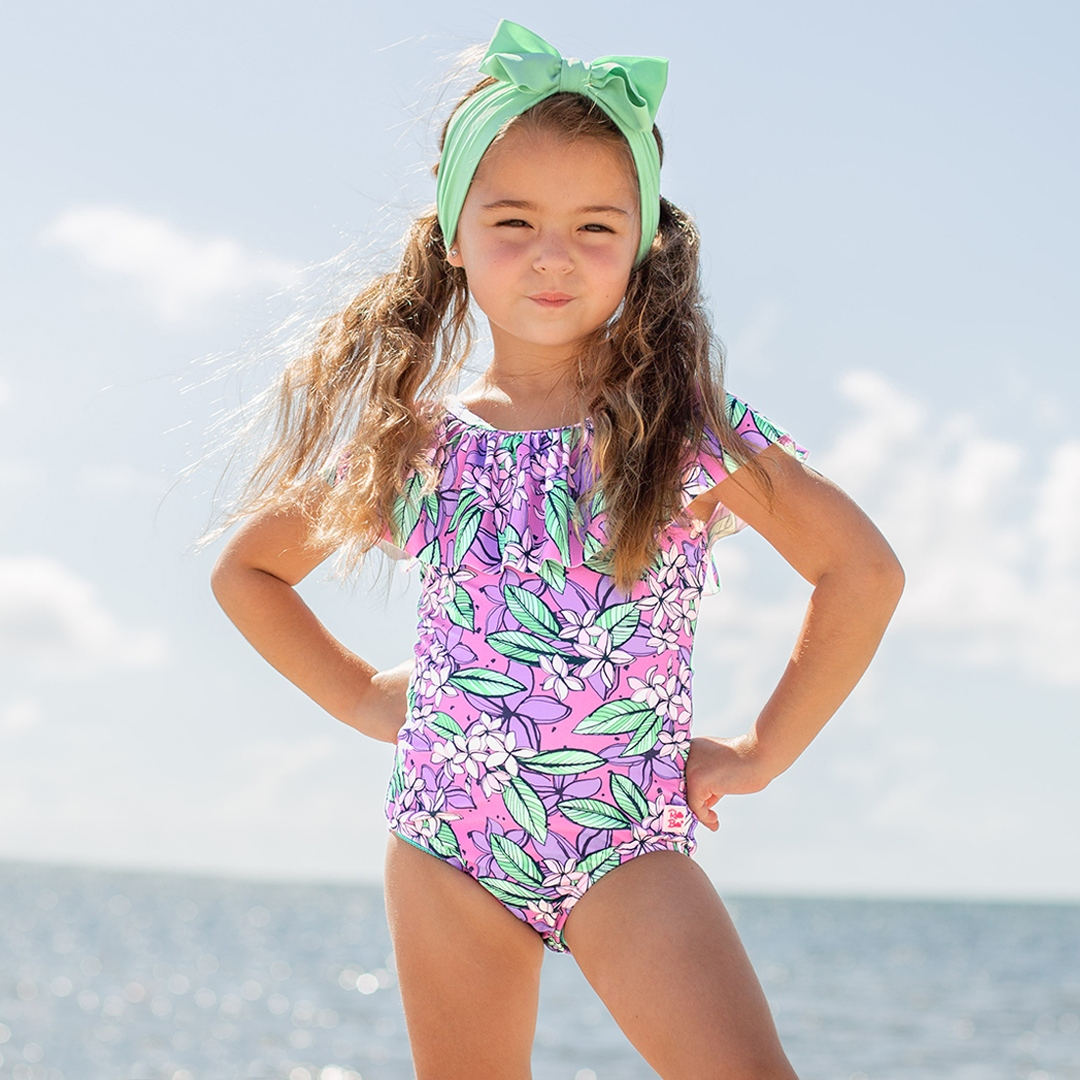 新品★Mbeaute Fairy pearl ruffle swimsuit Fairy pearl ruffle swimsuit M4236 | Mbeaute