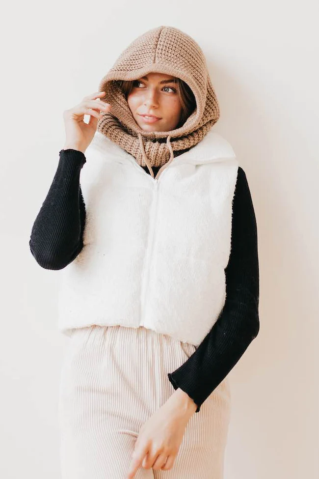 Bailey Balaclava Hooded Neck Scarf- Two Colors — DazzleBar