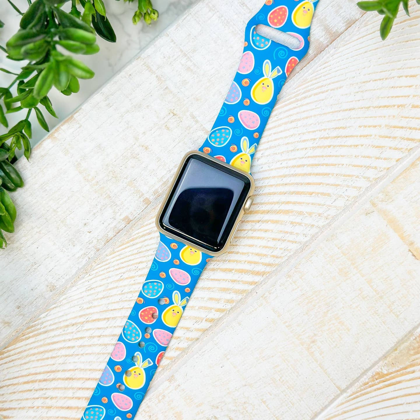 Spotted Easter Egg Silicone Smart Watch Band